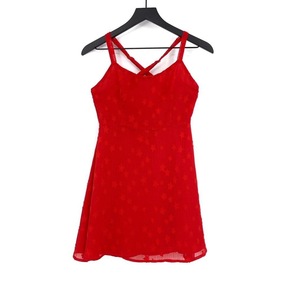 BY THE WAY Star Mini Dress Red S